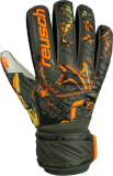 Reusch Attrakt Grip Finger Support 5370010 5556 grün grau front